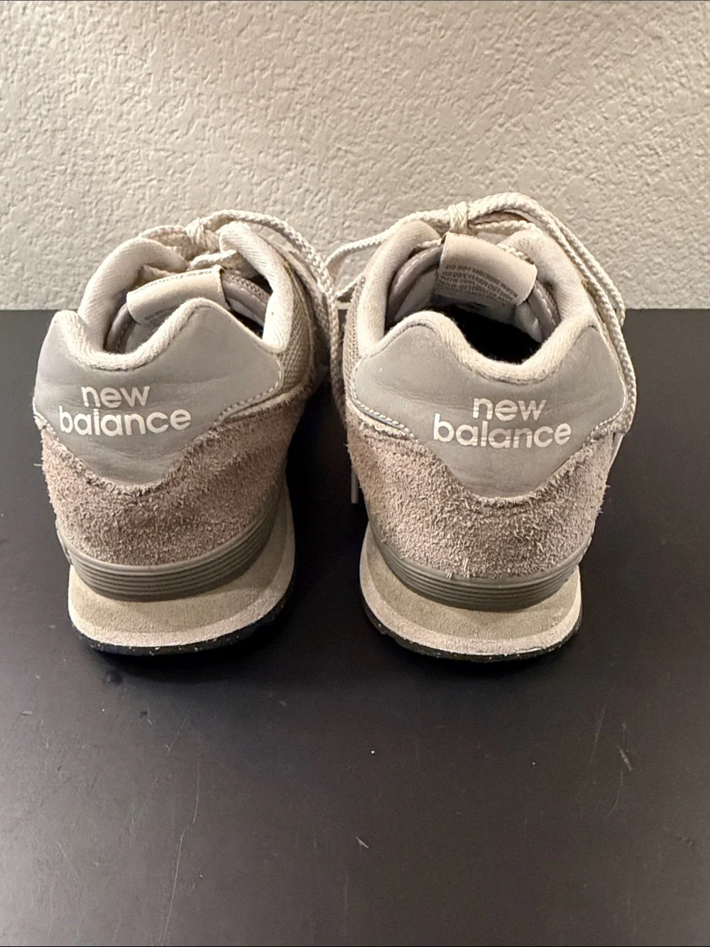 New Balance Classic 574 Kids' Size 4 Neutral Taupe Lace-Up Shoes
